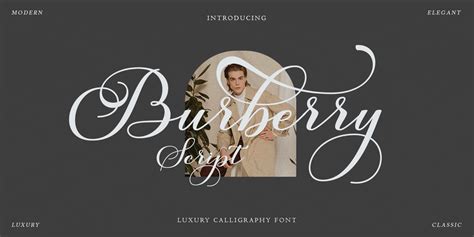 burberry font style.